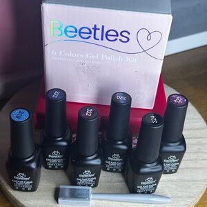 Beetles 6-Color Gel Polish Cat-eye Kit in Mixed Shades